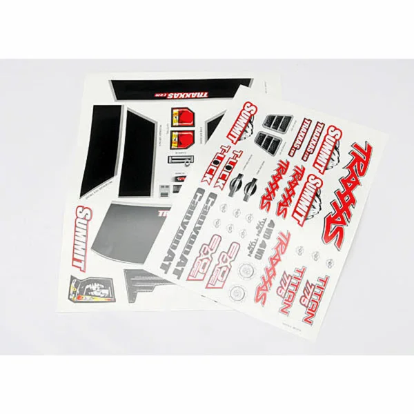 Traxxas Decal sheets Summit