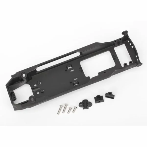 Traxxas Radio tray/ radio tray retainer (2)/ stuffing tube clamp/ 4x16mm BCS (stainless) (2)/ 4x10mm BCS (stainless) (2)