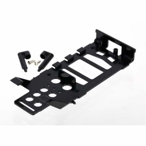 Traxxas Main frame battery holder (1)/ canopy mounting posts (2)/ screws (2)