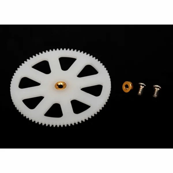 Traxxas Main gear lower (1) (for inner main shaft)/ bushing (1)/ screws (2) — image 1 of 3