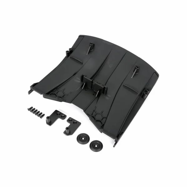Traxxas Diffuser, rear/ diffuser wing (left + right)/ washers (2)/ 3x10mm CCS (6)