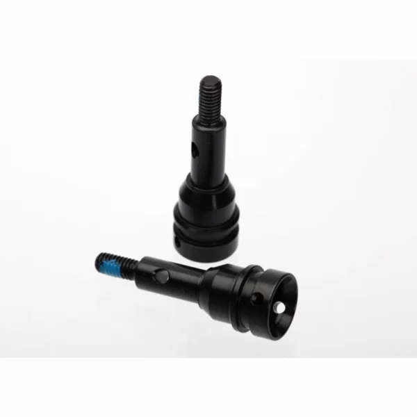 Traxxas Stub axle front 6mm (steel-splined constant-velocity driveshaft) (2) ** CLEARANCE **