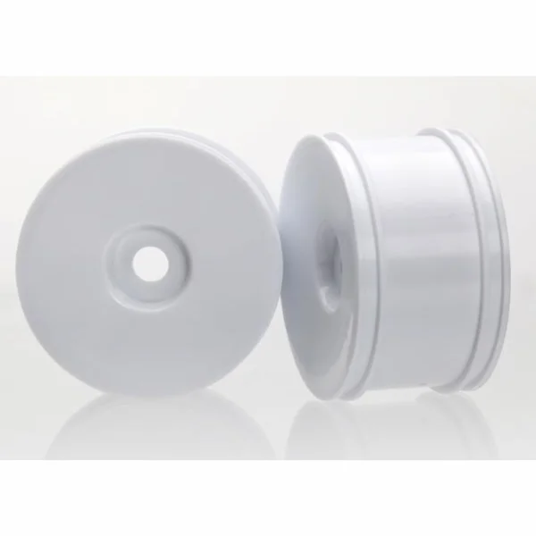 Traxxas Wheels dished (white dyeable) (front) (2)