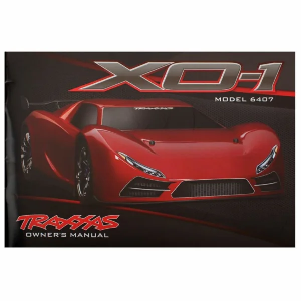 Traxxas Owners manual XO-1 — image 1 of 3