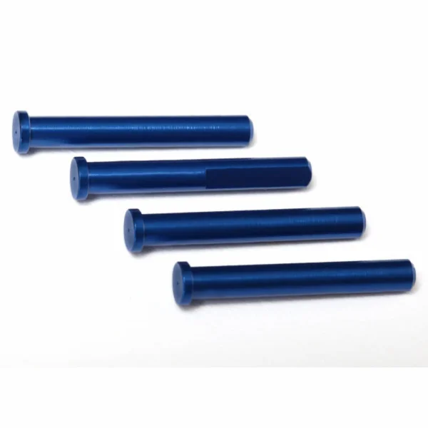 Main shaft - 7075-T6 Aluminium - blue-anodized (4)/ 1.6x5mm BCS