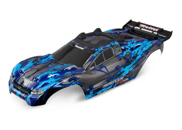 Traxxas Rustler 4X4 Pre Painted Silver Bodyshell &mdash; image 2 of 2
