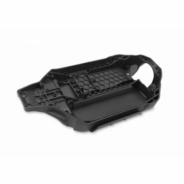 Traxxas Chassis, Dark Grey (162mm long battery compartment) (fits flat style battery packs) (use only with 7430R front bulkhead + 6726X battery hold-down)