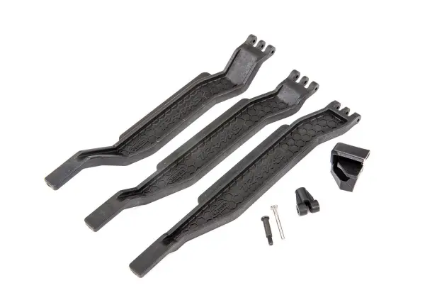 Traxxas Battery hold-down (3)/ battery clip/ hold-down post/ screw pin/ pivot post screw &mdash; image 2 of 2