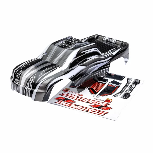 Traxxas Body, Stampede 4X4, ProGraphix (graphics are printed, requires paint + final colour application)/ decal sheet