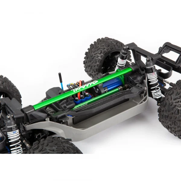 Traxxas Chassis Brace Kit, Orange (fits Rustler 4X4 and Slash 4X4 equipped with Low-CG chassis)