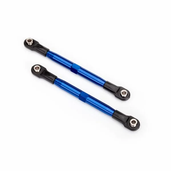 Traxxas Toe links (TUBES blue-anodized 7075-T6 Aluminium stronger than titanium) (87mm) (2)/ rod ends rear (4)/ rod ends front (4)/ Aluminium wrench (1)