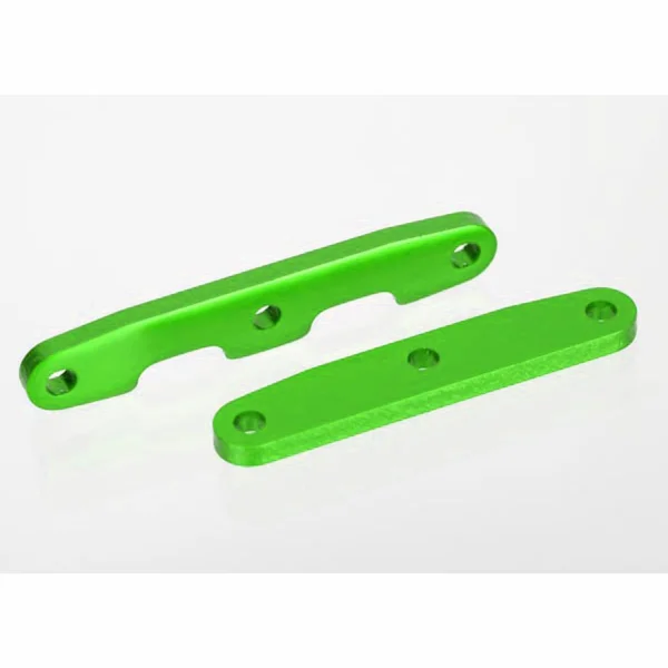 Traxxas Bulkhead tie bars front rear Aluminium (green-anodized)