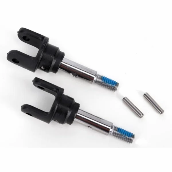 Traxxas Stub axles front heavy duty (2)/ yokes (2)/ pins (4)