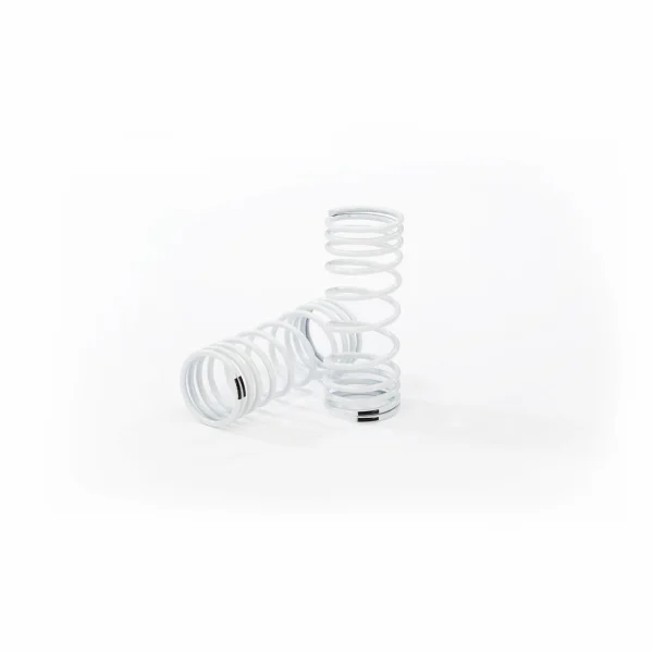 Traxxas Springs front (white) (progressive rate) (2)