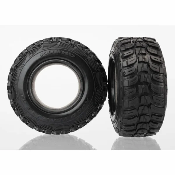 Traxxas Tires Kumho (dual profile 4.3x1.7- 2.2/3.0) (2)/ foam inserts (2)