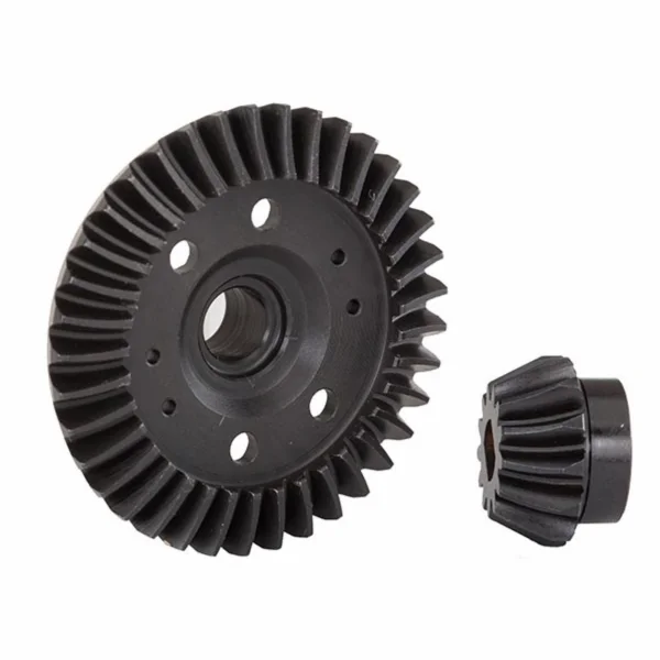 Traxxas Ring gear differential/ pinion gear differential (machined spiral cut) (rear)
