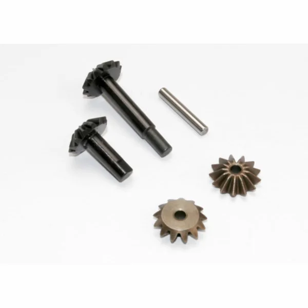 Traxxas Gear set center differential (output gears (2)/ spider gears (2)/ spider gear shaft) — image 1 of 3