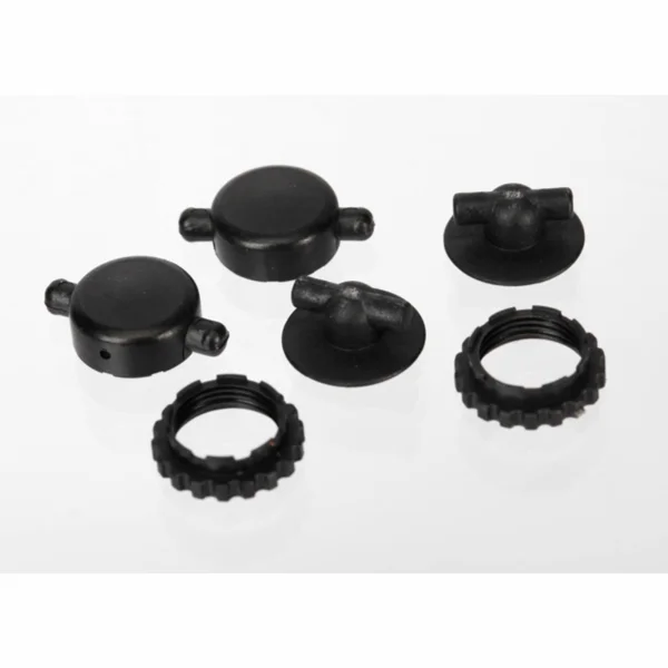 Traxxas Caps spring retainers GTR Shocks (upper cap (2) upper retainer (2) lower retainer (2)