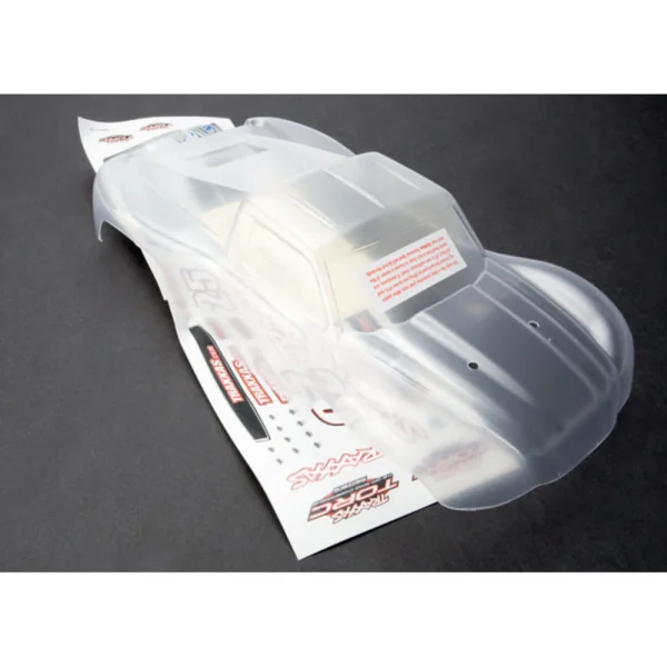 Traxxas Body 1:16 Slash (clear requires painting)/ grill lights decal sheet