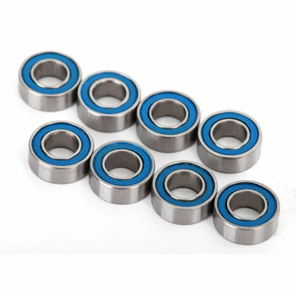 Traxxas Ball bearings blue rubber sealed (4x8x3mm) (8)