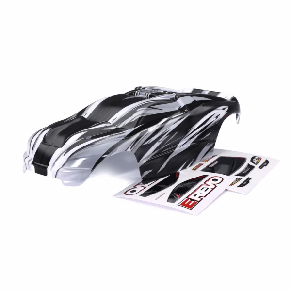 Traxxas Body, 1:16 E-Revo, ProGraphix (graphics are printed, requires paint + final colour application)/ decal sheet