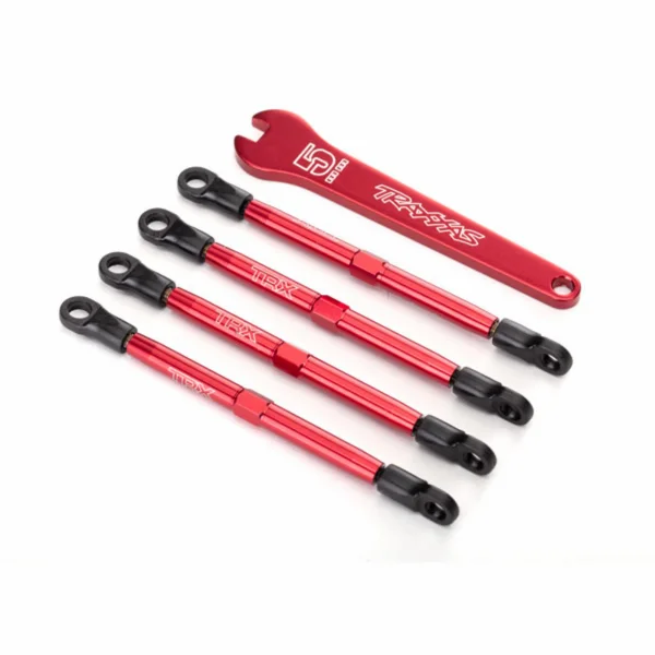 Traxxas Aluminium Toe Links red-anodized