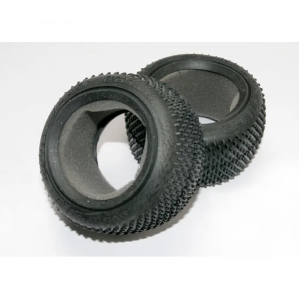 Traxxas Tires Response Pro 2.2 (soft-compound narrow profile short knobby design)/ foam inserts (2)