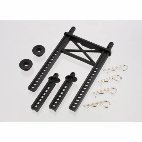 Traxxas Body mount rear/ body mount posts front (2)/body washer rear (2) (for Fiesta/Rally body)