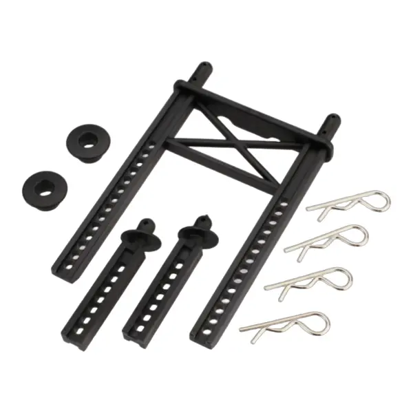 Traxxas Body mount rear/ body mount posts front (2)/body washer rear (2) (for Fiesta/Rally body) — image 1 of 4