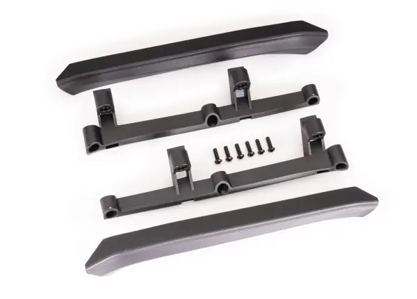 Traxxas Side trim (left + right)/ trim retainers (left + right) (fits 7412 series bodies) — image 2 of 2