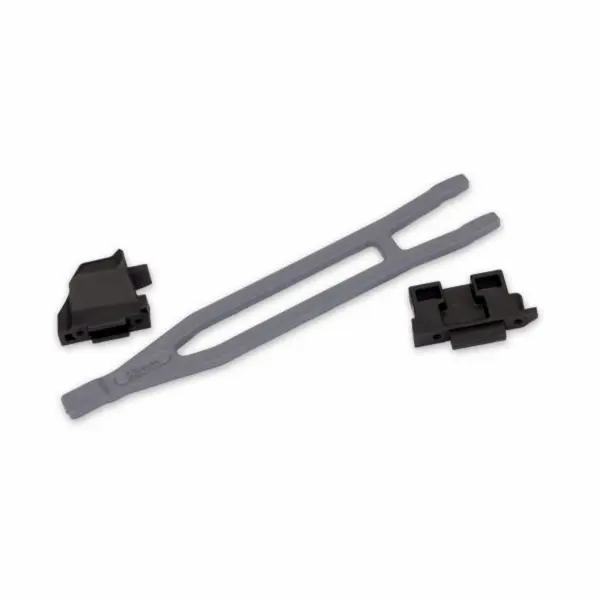 Traxxas Slate Grey Battery Hold-Down with Retainers