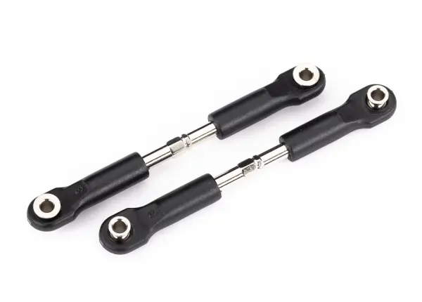 Traxxas Turnbuckles, camber link, 49mm (73mm center to center) (assembled with rod ends and hollow balls) (1 left, 1 right) — image 2 of 2