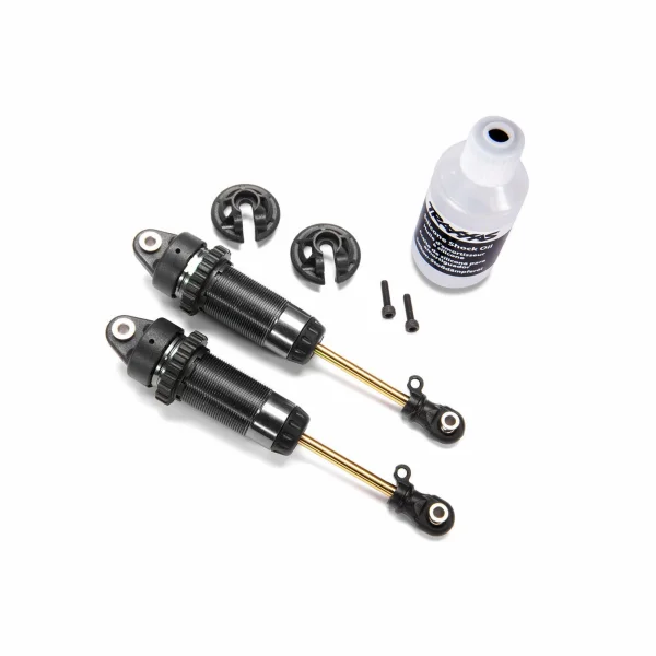 Traxxas Shocks GTR xx-long hard-anodized PTFE-coated bodies with TiN shafts (assembled) (2) (without springs)