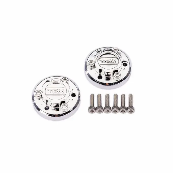 Traxxas X-Truck Chrome Centre Caps (2)