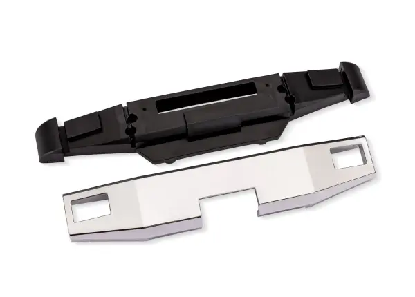 Traxxas X-Truck BIGFOOT 8 4X4 Chrome Front Bumper w/ Support — image 2 of 2