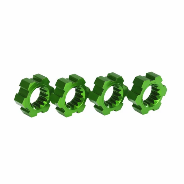 Traxxas X-MAXX Wheel hubs hex Aluminium (green-anodized) (4)