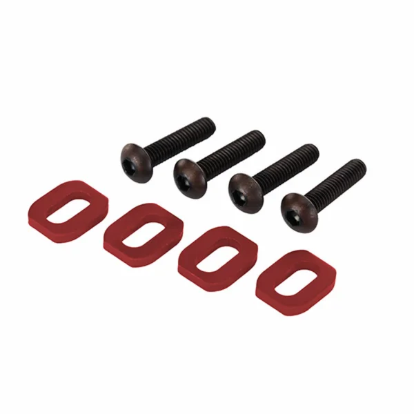 Traxxas X-MAXX Washers motor mount Aluminium (red-anodized) (4)/ 4x18mm BCS (4)