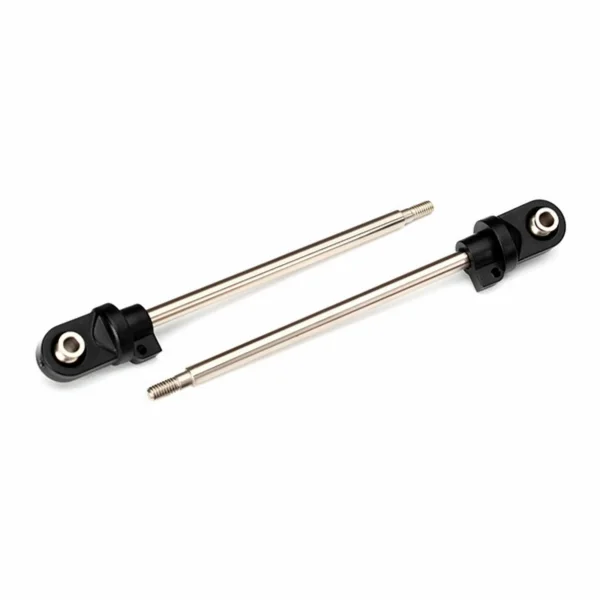 Traxxas X-MAXX Shock shafts GTX 110mm (assembled with rod ends hollow balls) (steel chrome finish) (2)