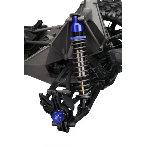 Traxxas X-MAXX Spring retainer (adjuster) blue-anodized Aluminium GTX Shocks (4) (assembled with o-ring)