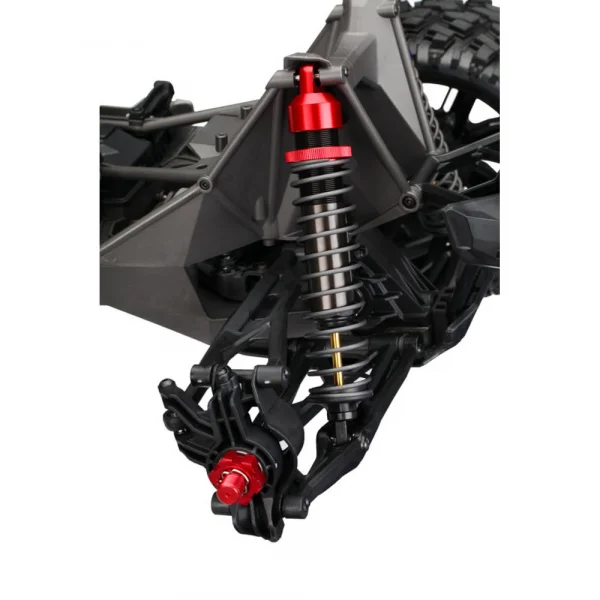 Traxxas X-MAXX Spring retainer (adjuster) red-anodized Aluminium GTX Shocks (4) (assembled with o-ring)