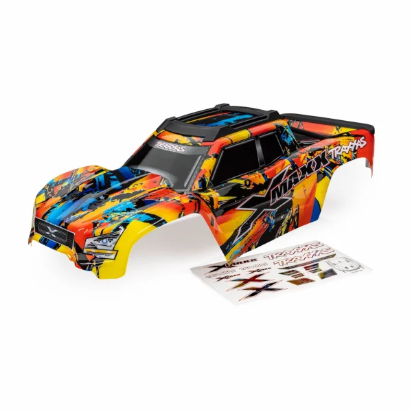 Traxxas X-MAXX Pre Painted Bodyshell Traxxas Body - Solar Flare