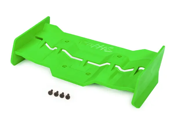 Traxxas Wing, green/ 4x12mm FCS (4) — image 2 of 2