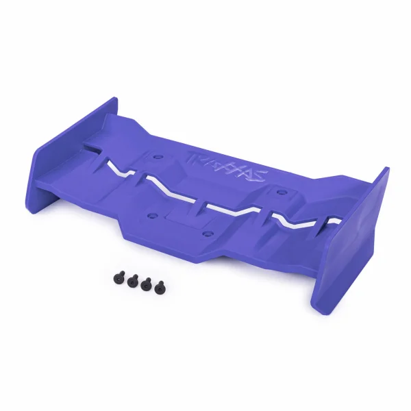 Traxxas Wing, blue/ 4x12mm FCS (4) — image 1 of 2