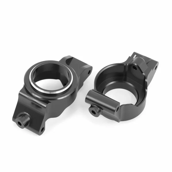 Traxxas Caster blocks (c-hubs), 6061-T6 aluminium (gray-anodised), left + right