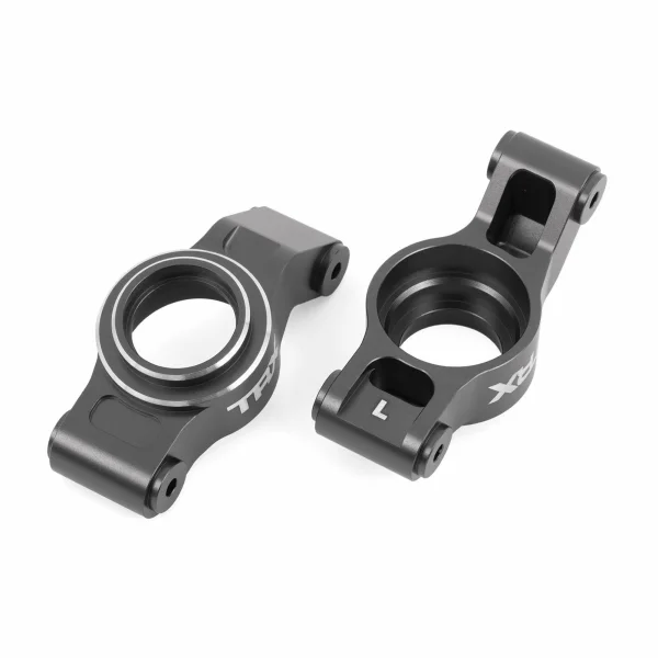 Traxxas Carriers, stub axle (gray-anodised 6061-T6 aluminium) (left + right)