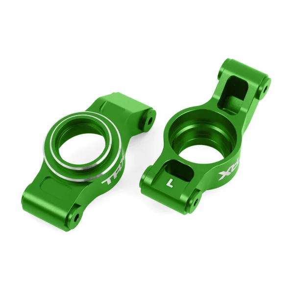 Traxxas Carriers, stub axle (green-anodised 6061-T6 aluminium) (left + right)
