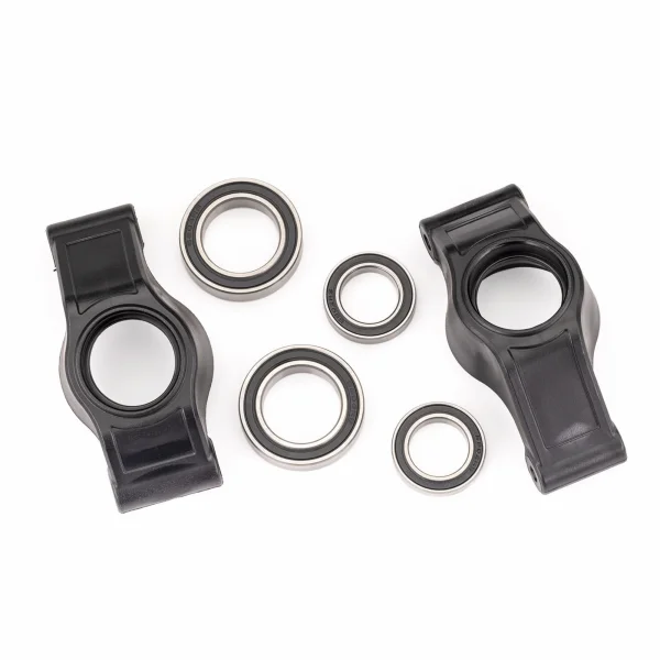 Traxxas Carriers, stub axle (rear) (left + right)/ 20x32x7mm bearings (2)/ 15x24x5mm bearings (2)