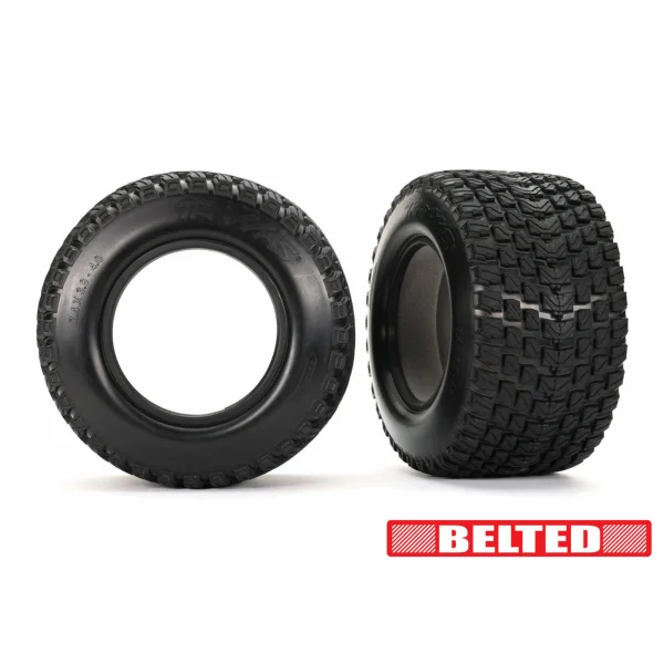 Traxxas Gravix 4.3 Belted X-MAXX / XRT Tyres With Foams (2) ** CLEARANCE **