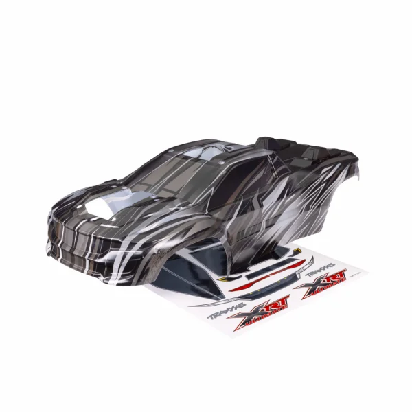 Traxxas XRT Ultimate Bodyshell - Half Painted ProGraphix (graphics are printed, requires paint & final colour application)/ decal sheet