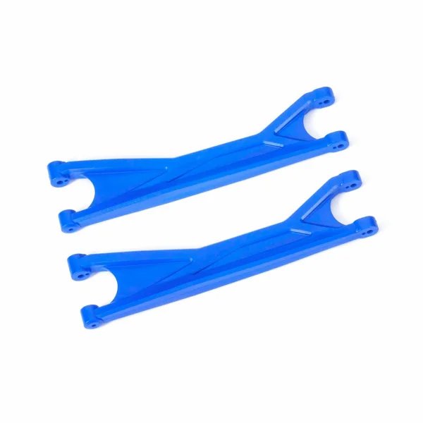 Traxxas Suspension arms, upper, blue (left or right, front or rear) (2) (for use with 7895 X-MAXX WideMaxx suspension kit)